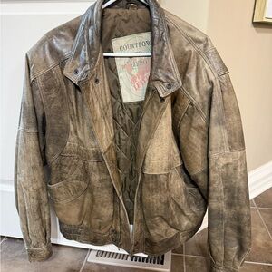Men's Brown Leather Jacket